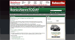 Desktop Screenshot of banksnewstoday.com